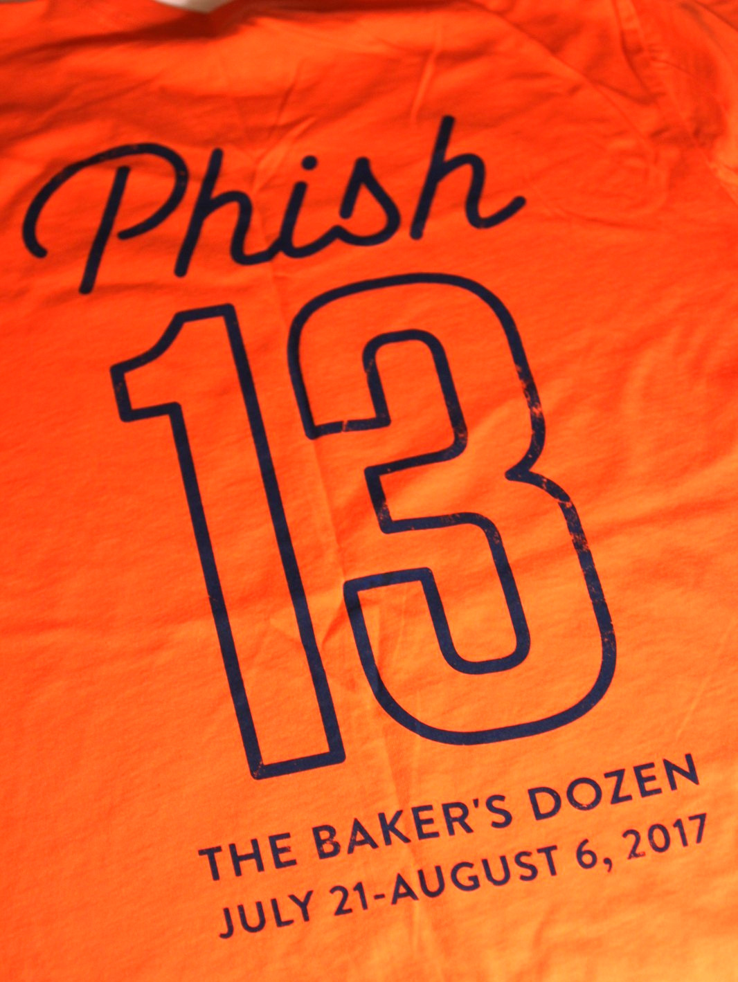 Phish 2017 Baker’s Dozen Madison Square Garden CONCERT T-SHIRT Size Medium