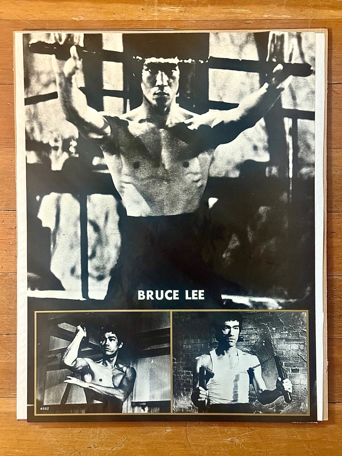 Vintage 1970’s Bruce Lee Enter the Dragon Poster 16”x 20″ 4862 MINT Condition