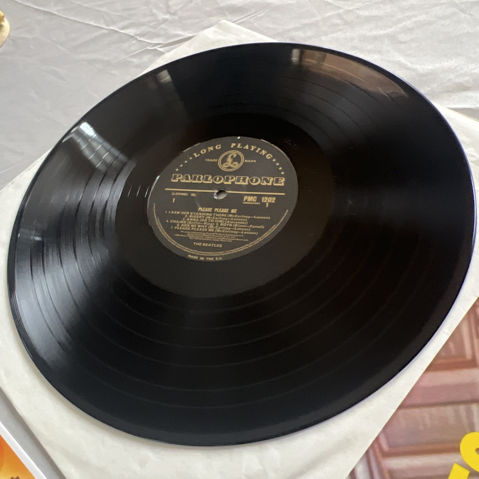 The Beatles 1963 Please Please Me Parlophone PMC 1202 Mono Recording Excellent C