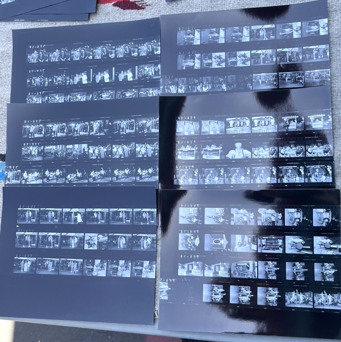 Pee-wee’s Big Adventure Movie Premiere Photo Photographc 20 Contact Sheet Lot
