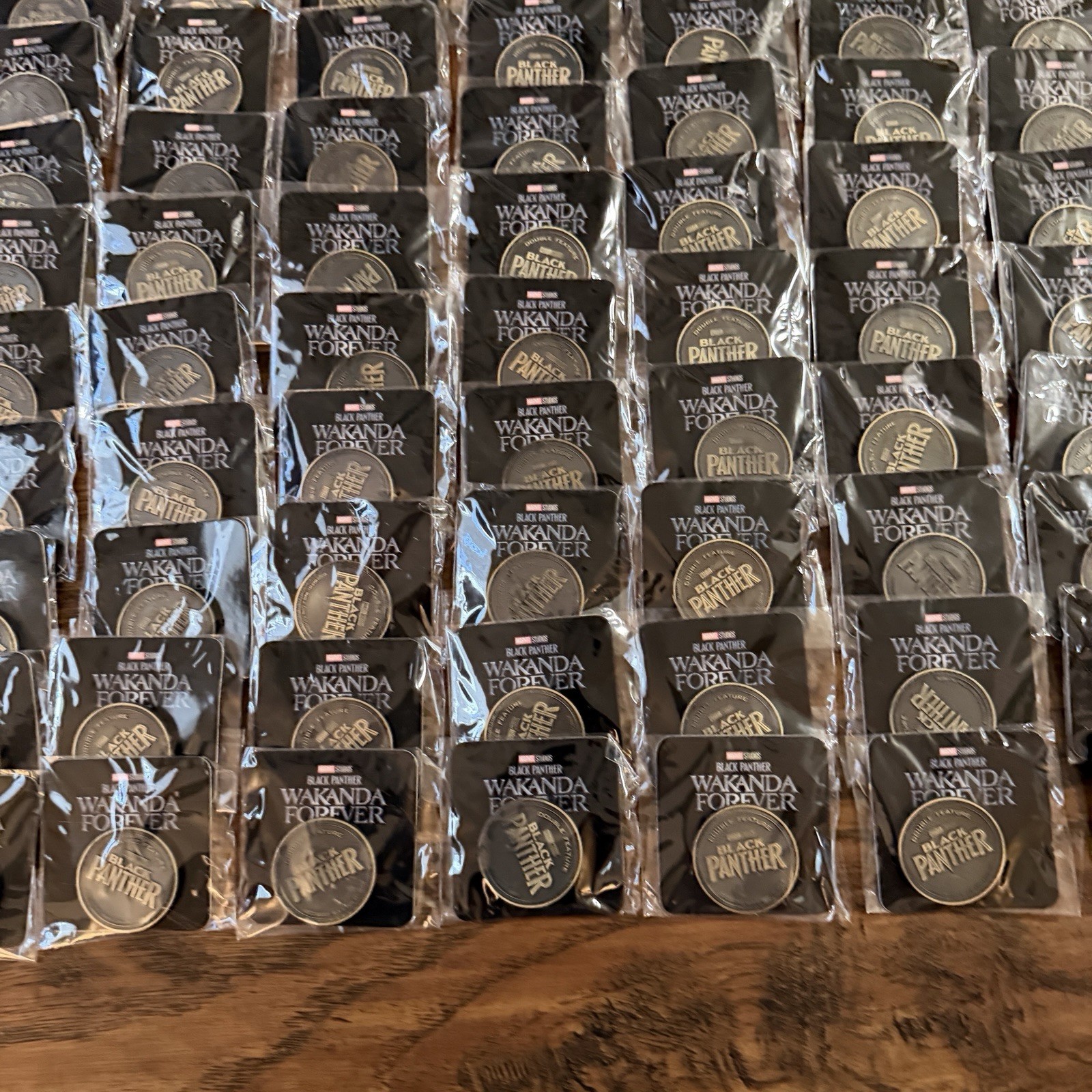 Black Panther Wakanda Forever Double Feature Opening Night Promo Coin Lot of 100