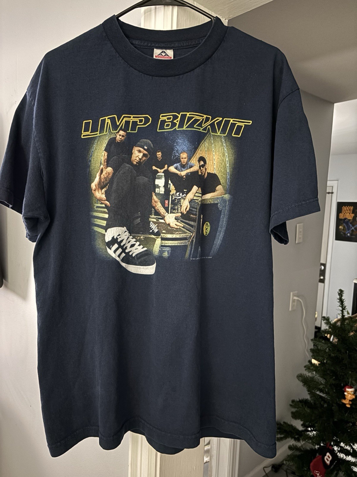 VINTAGE 2000 Limp Bizkit Chocolate Starfish Tour Tee Sz L Alstyle Apparel RARE