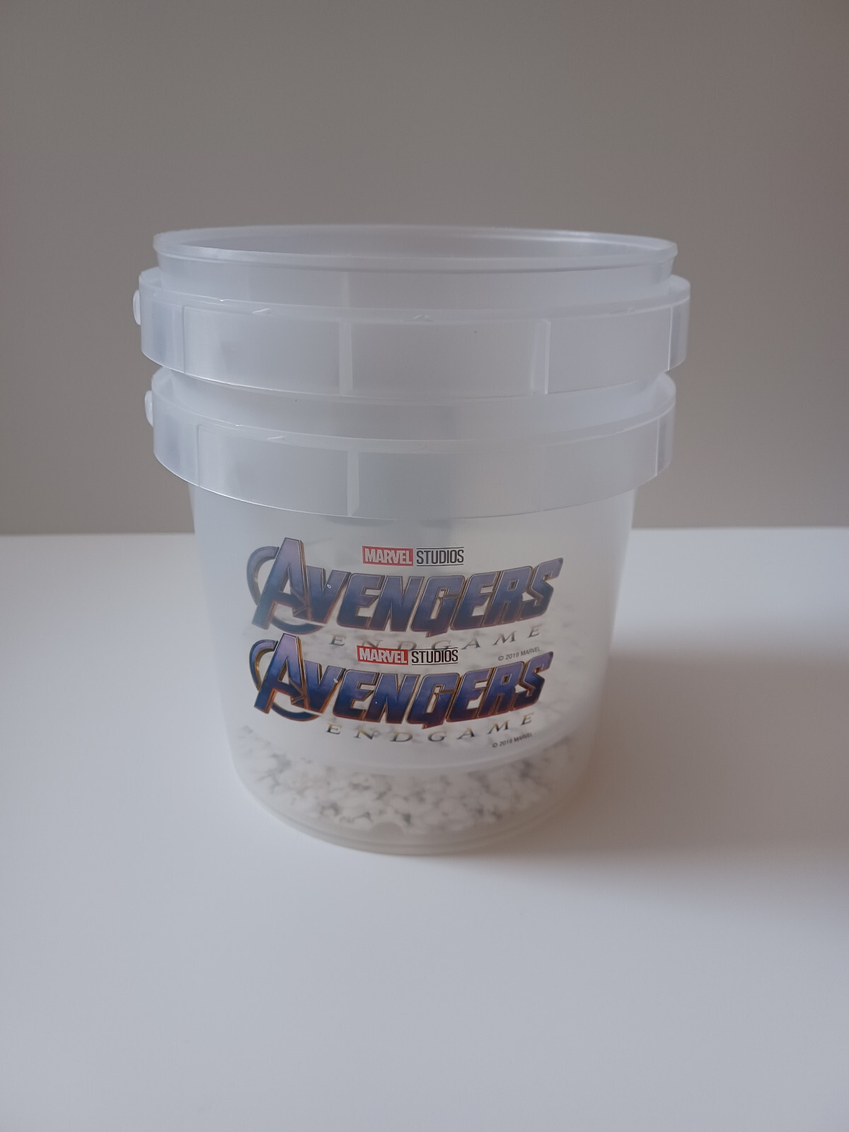 Avengers Endgame Marvel Kitchen 4 Metal Cups 2 Plastic Popcorn Tubs & 4 Coasters