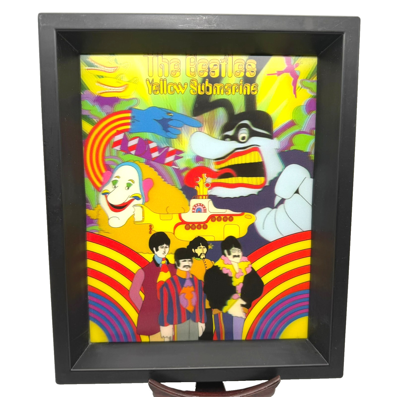 The Beatles Yellow Submarine Framed 3-D Lenticular Picture 11 1/4″ x 9 1/4″