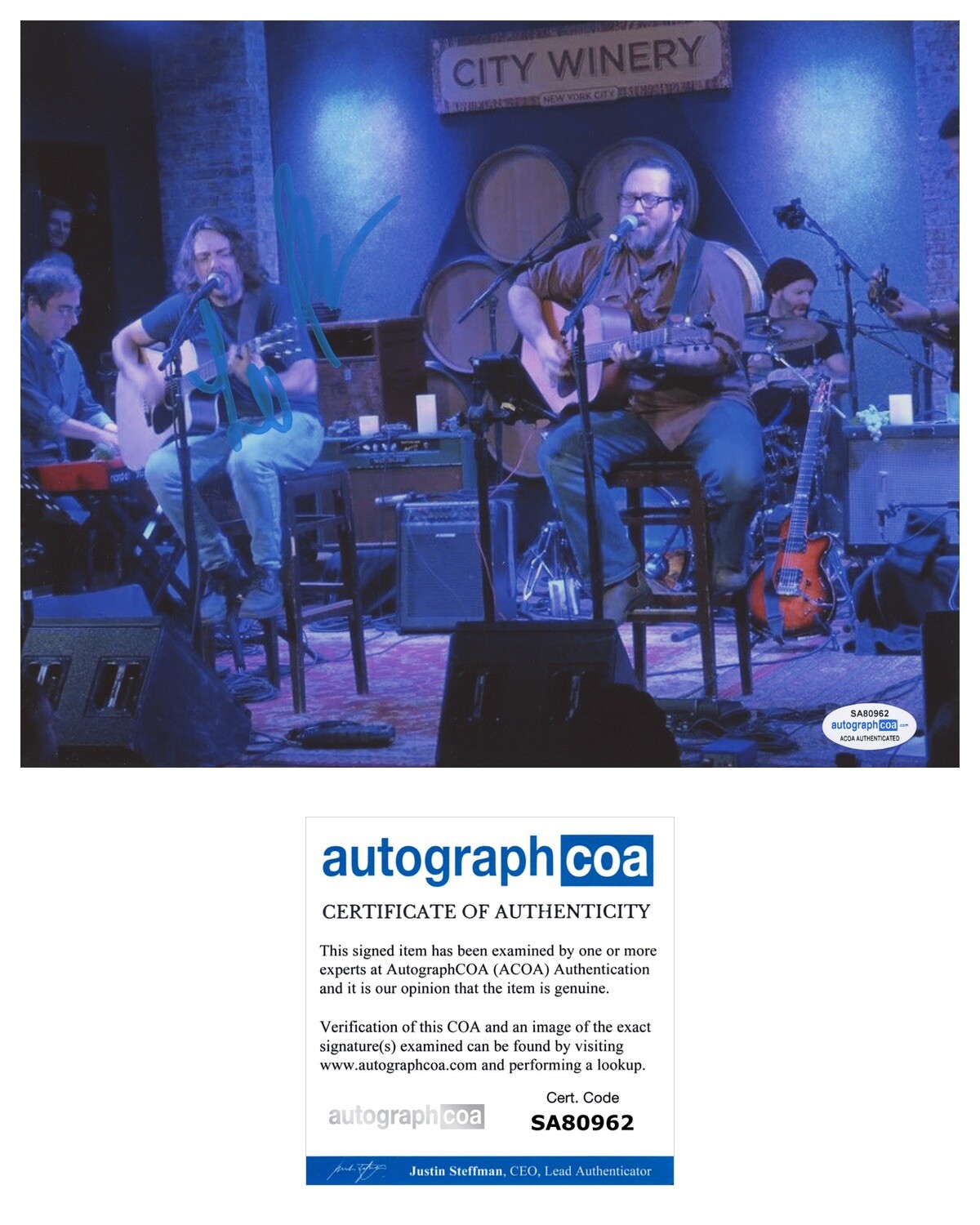 LO FABER GOD STREET WINE SIGNED AUTOGRAPH 8×10 PHOTO PICTURE ACOA COA