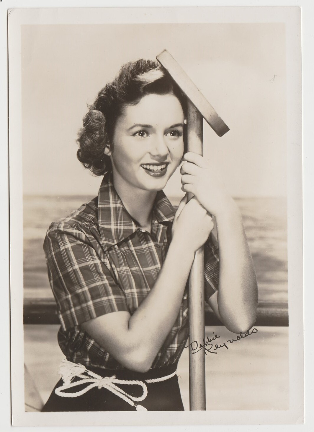 Debbie Reynolds 1950s vintage 5×7 Glossy Mail-Away or Fan Photo