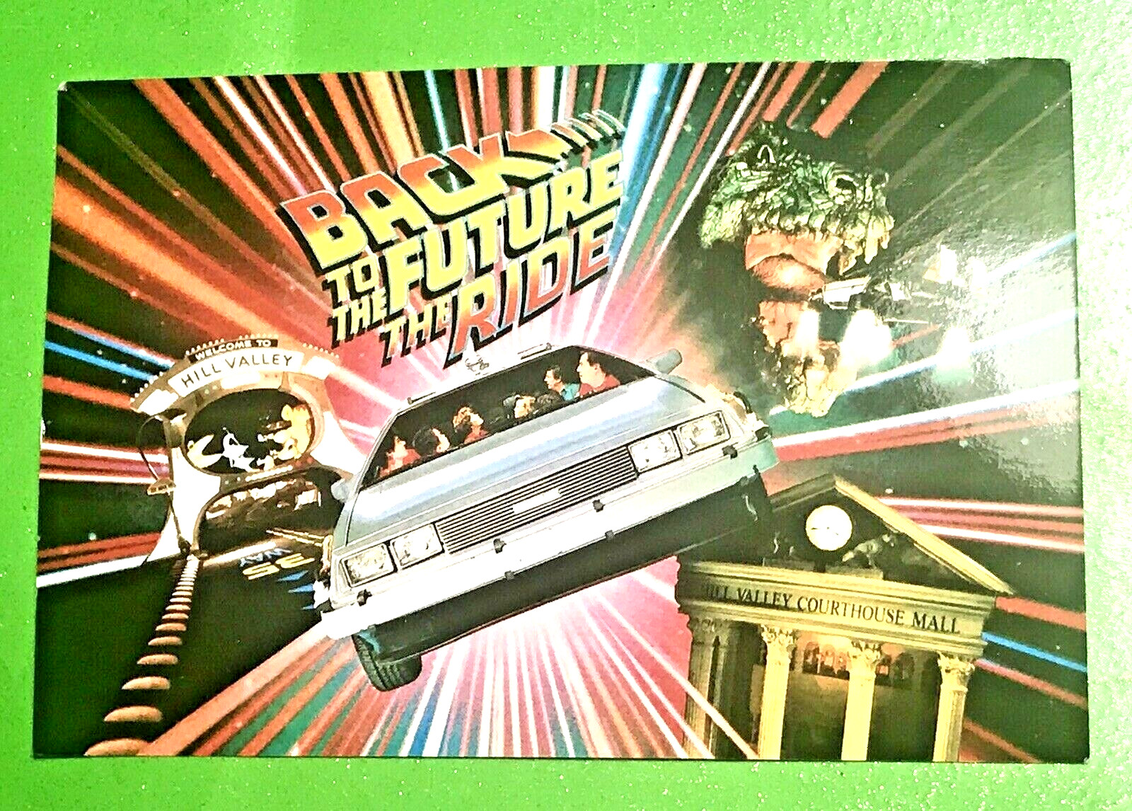 Vintage 1990s Back To The Future Ride Delorean Universal Studios FL Marty McFly