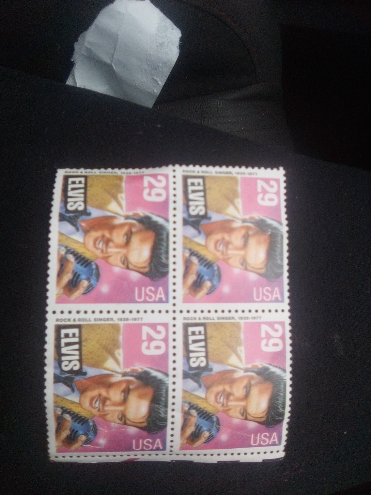 US #2721-1993 – Elvis Presley 29¢ Mint Never Hinged Strip of 4 Postage Stamps