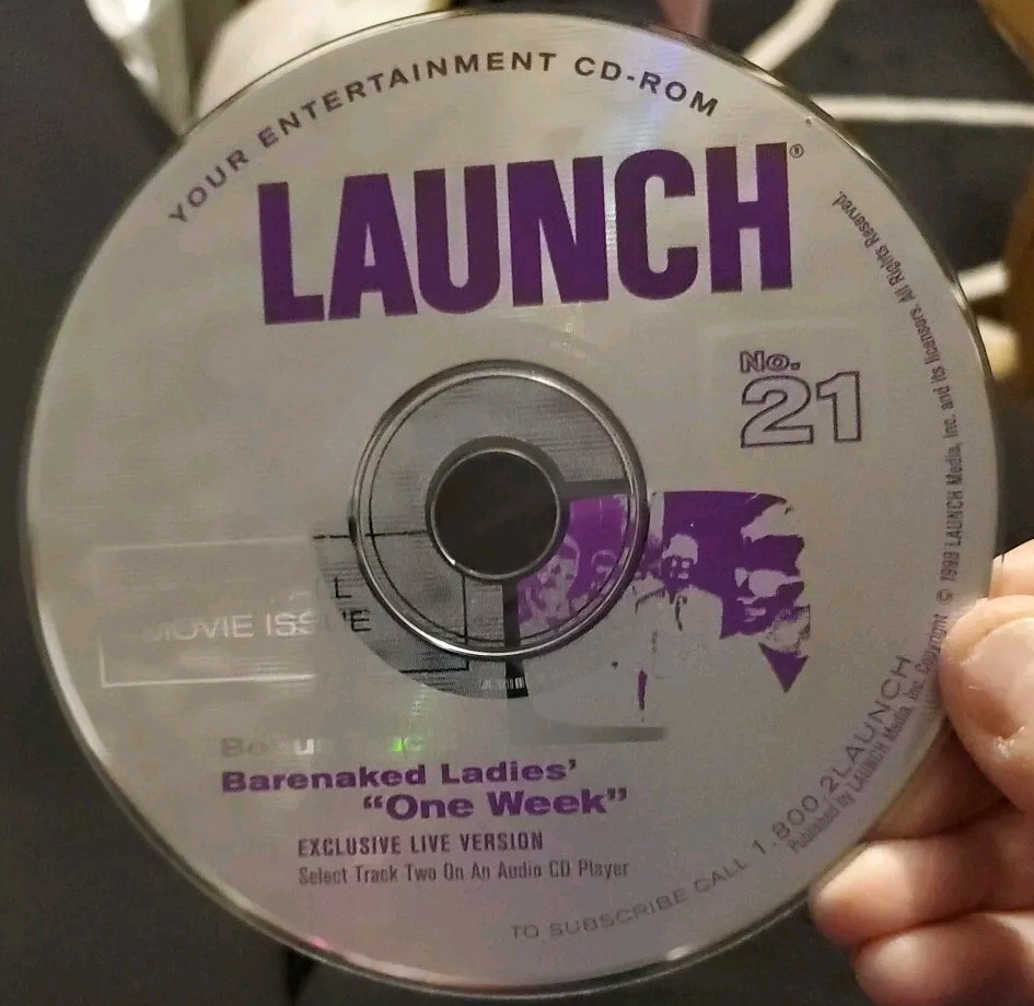 Launch CD ROM Magazine Special Fall Issue #21 Matt Damon Interactive Demo