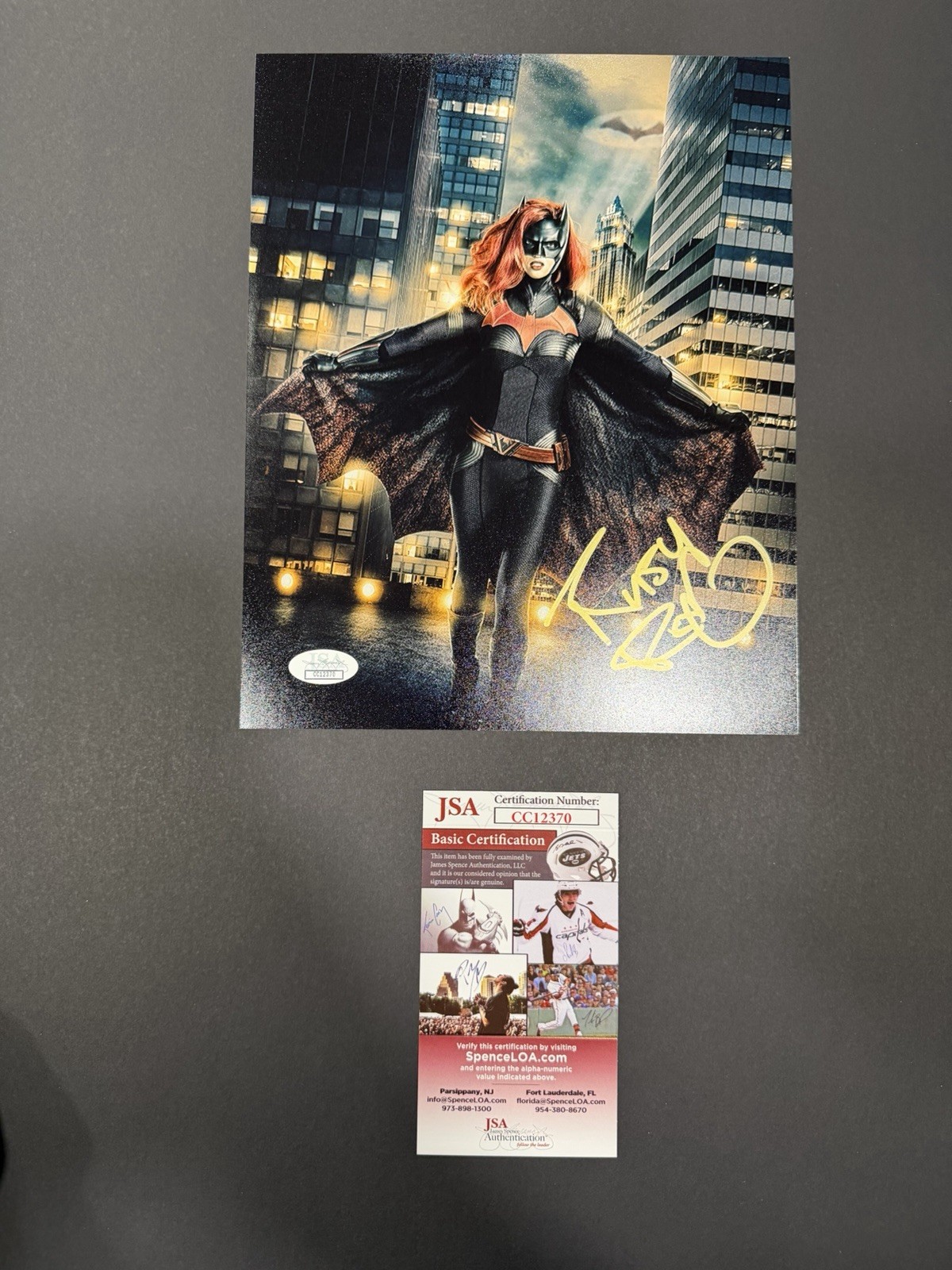 Ruby Rose signed 8×10 JSA COA (Batwoman)