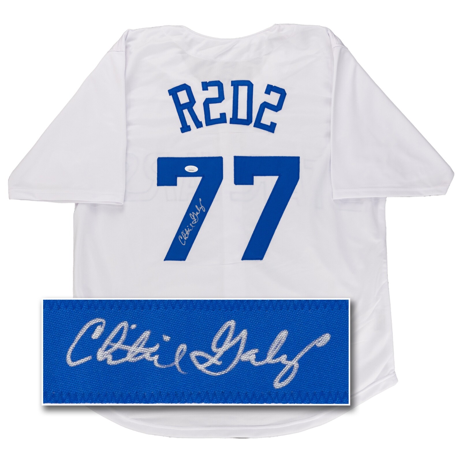 Christine Galey Signed Star Wars Jersey (JSA) 1st Female R2D2 Book of Boba Fett