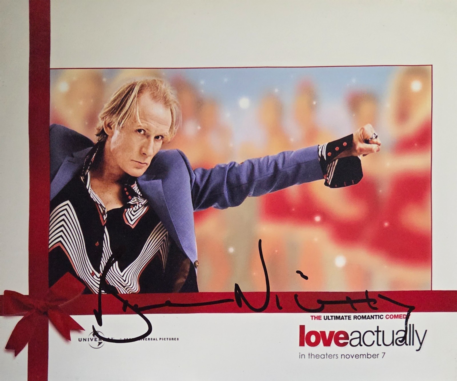 Bill Nighy Hand Signed Autograph 8×10 Photo In Person Proof Love Actually Actor