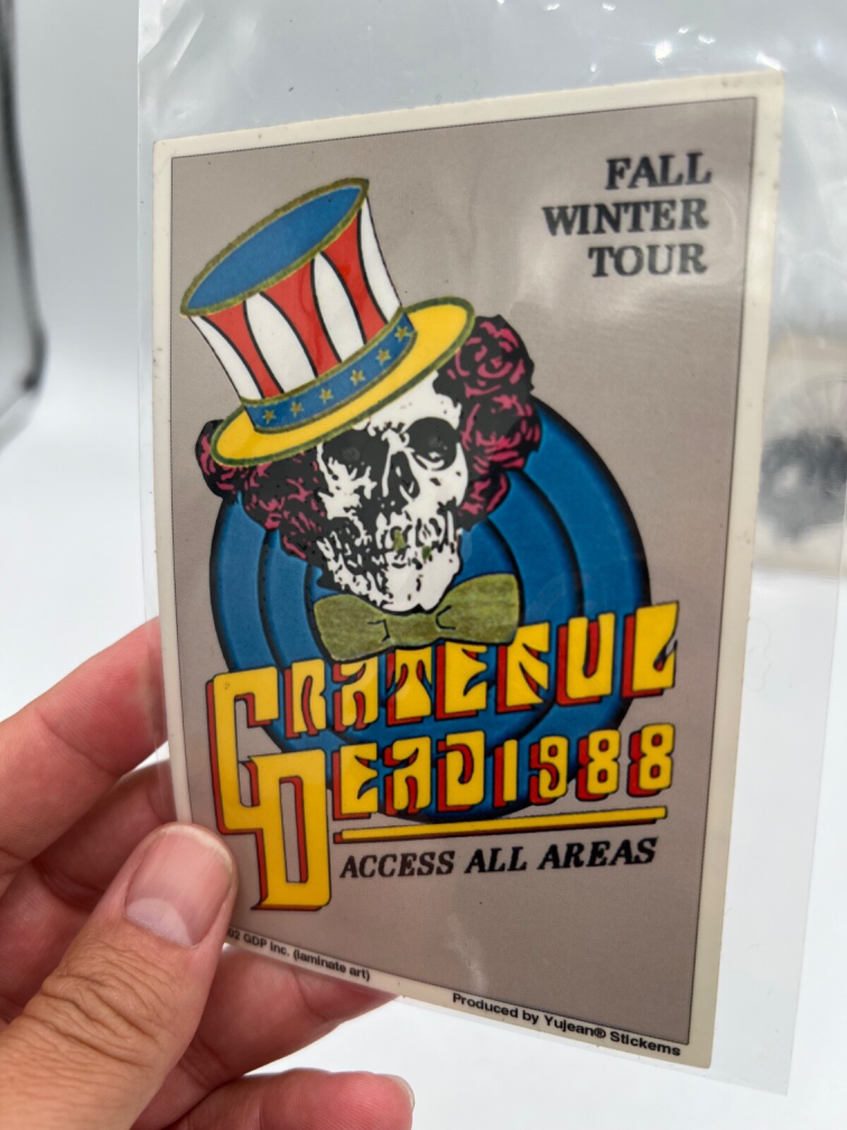 Vintage Grateful Dead Psychedelic Hippy Art Window Sticker Decal Bundle Lot 3pc