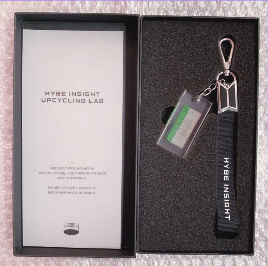 BTS HYBE INSIGHT UPCYCLING LAB Costume Key Ring Random Limited Edition BIGHIT