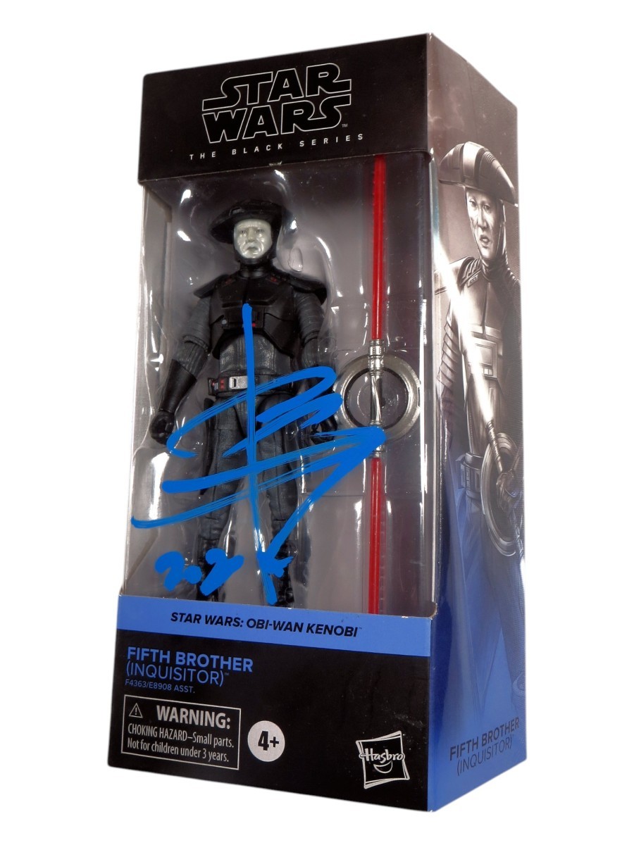 Sung Kang Signed Autographed Action Figure Obi Wan Kenobi Star Wars BAS BS75635