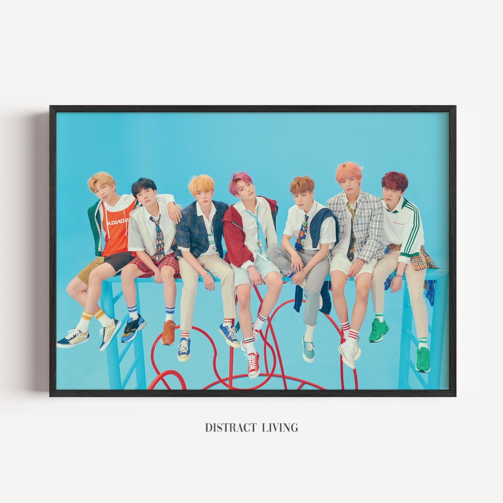 BTS Poster Kpop Wall Art Bangtan Boys Room Decor Print Gift Unframed