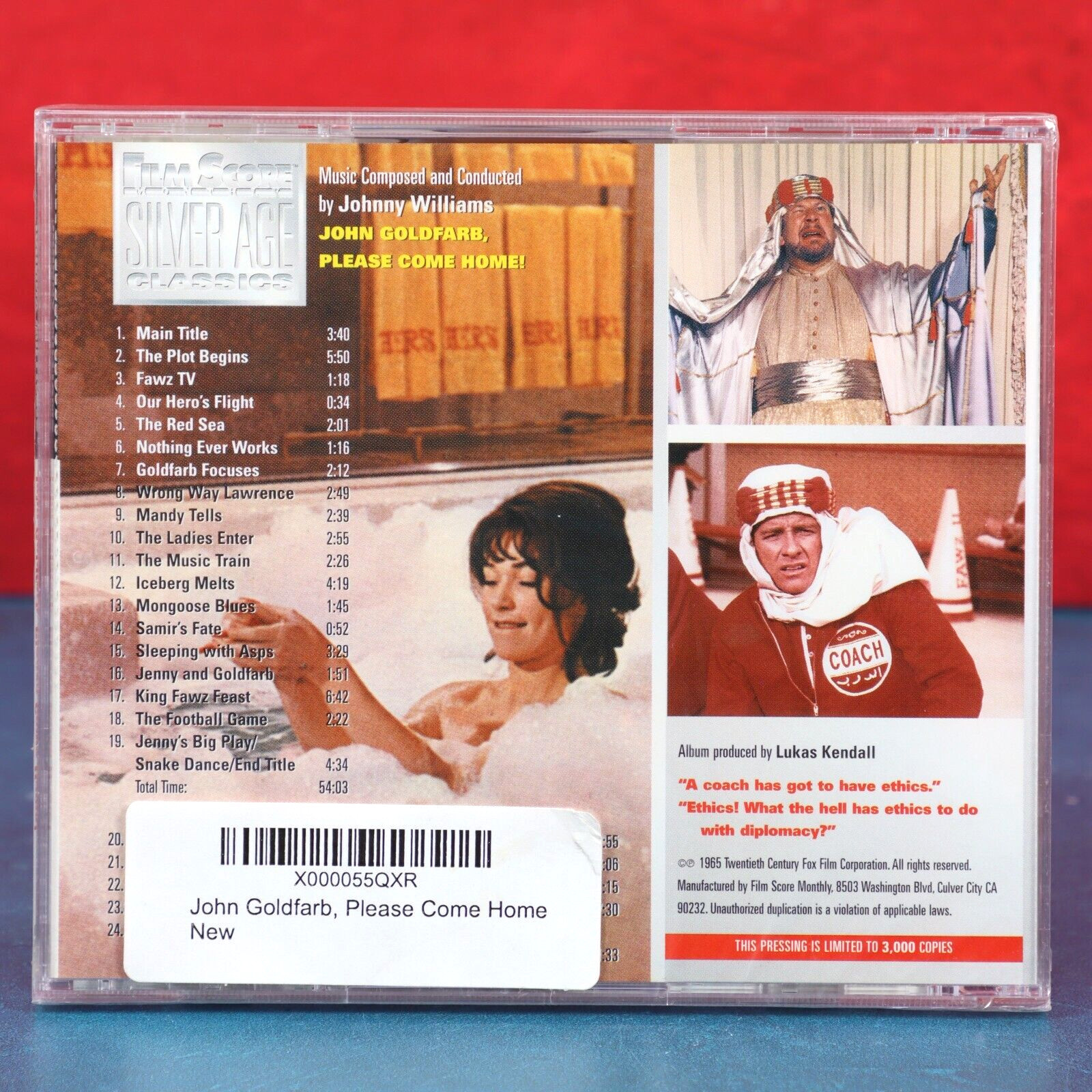 John Williams John Goldfarb Please Come Home Soundtrack CD LE 3000 FSM Sealed