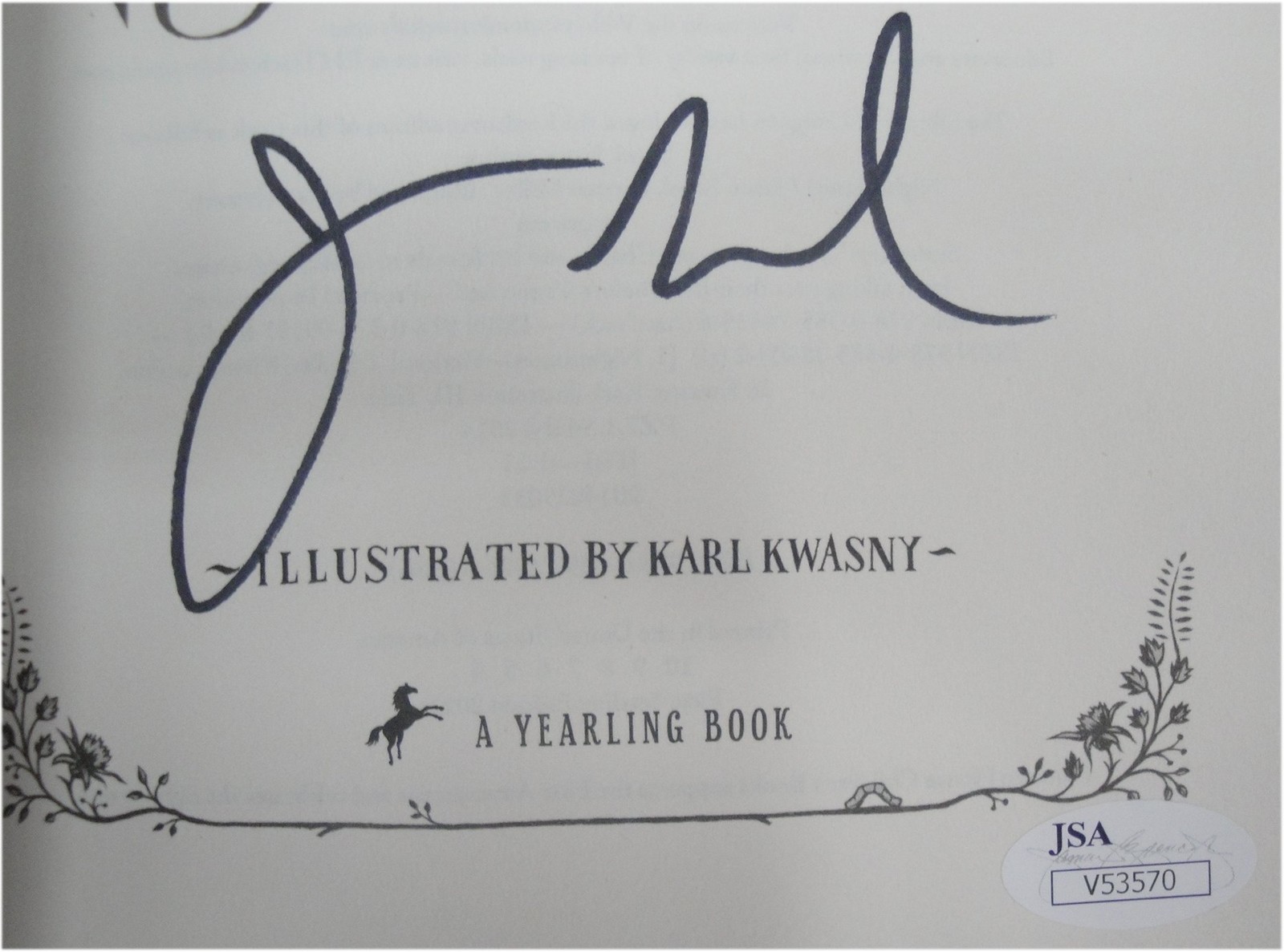 Jason Segel Hand Signed Autographed Book Nightmares Kirsten Miller JSA V53570