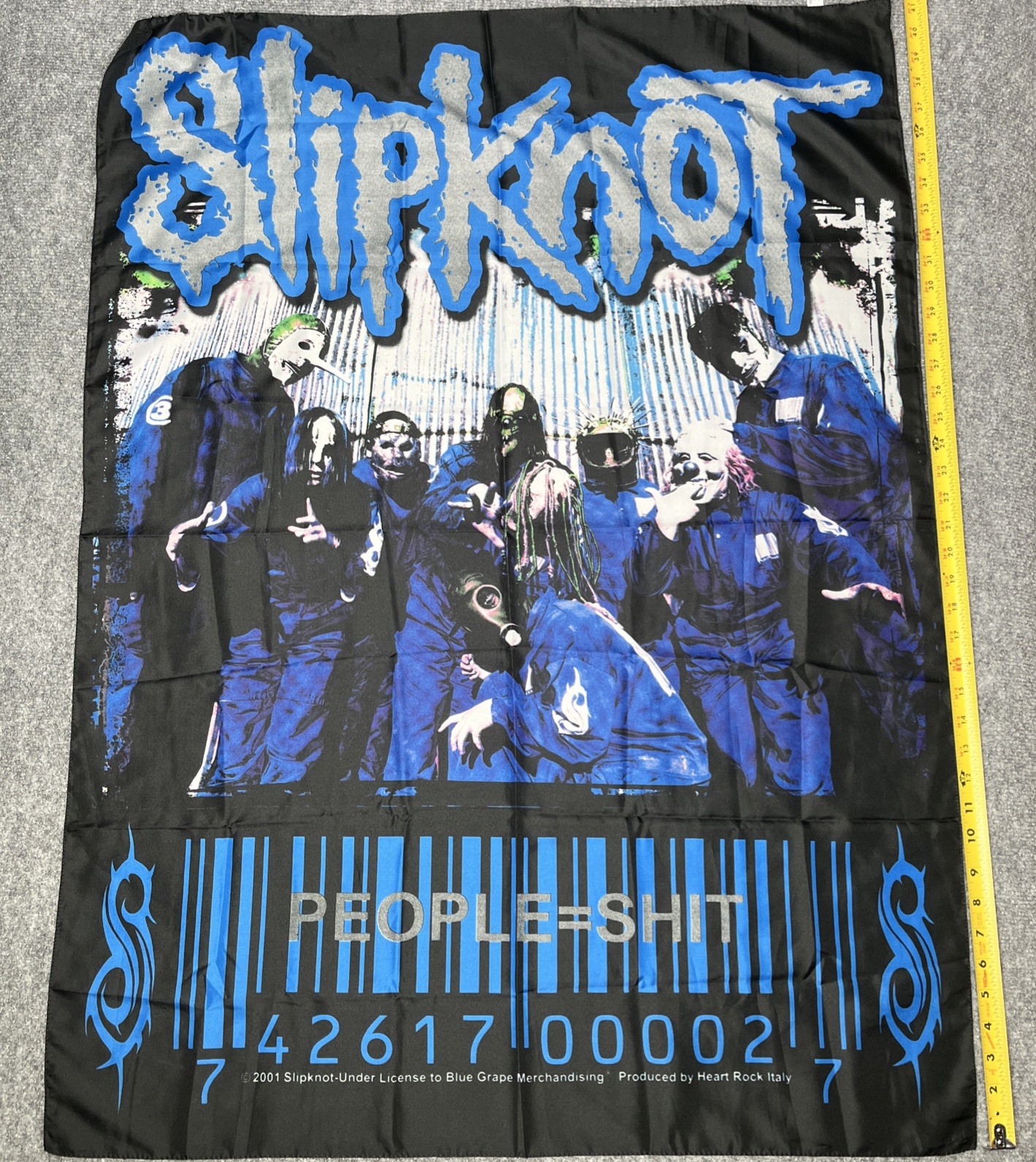 Slipknot Iowa 2001 Vintage Promo Textile Flag Banner Tapestry Poster Rock Band