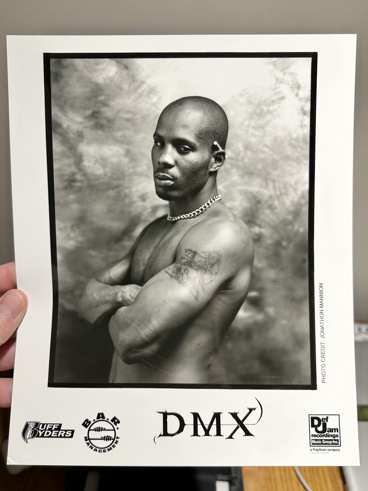 DMX Promo Press Photo Rap Hip Hop Ruff Ryders Def Jam