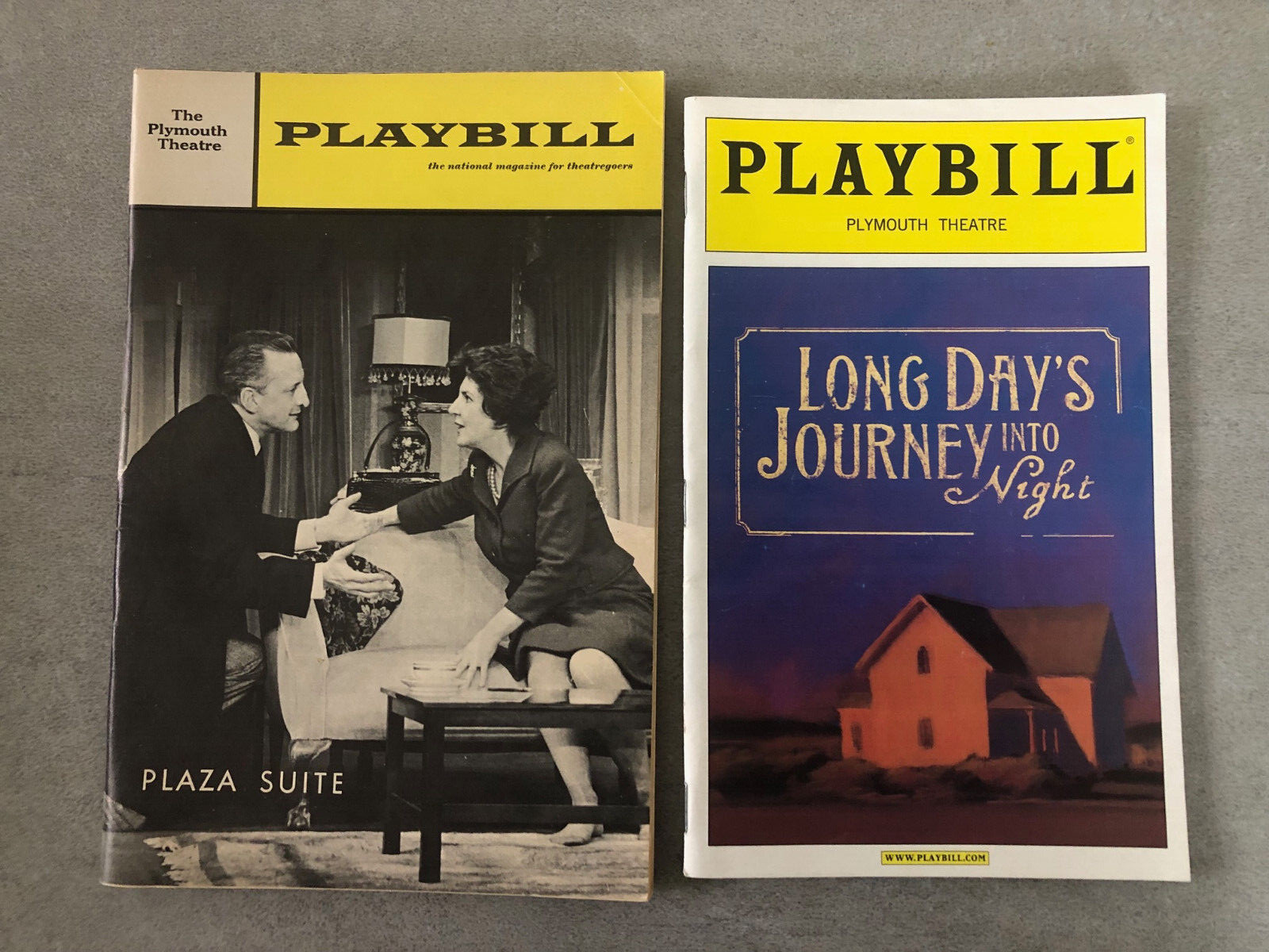 Playbill Plymouth Theatre – Lot 2 Plaza Suite, Long Day’s Journey Into Night