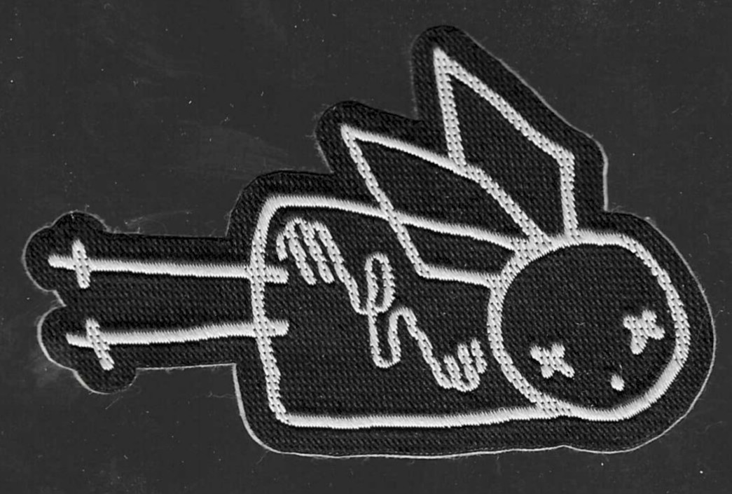 Mew No More Stories 2 x 3.5 inch original cloth promo sticker 2009