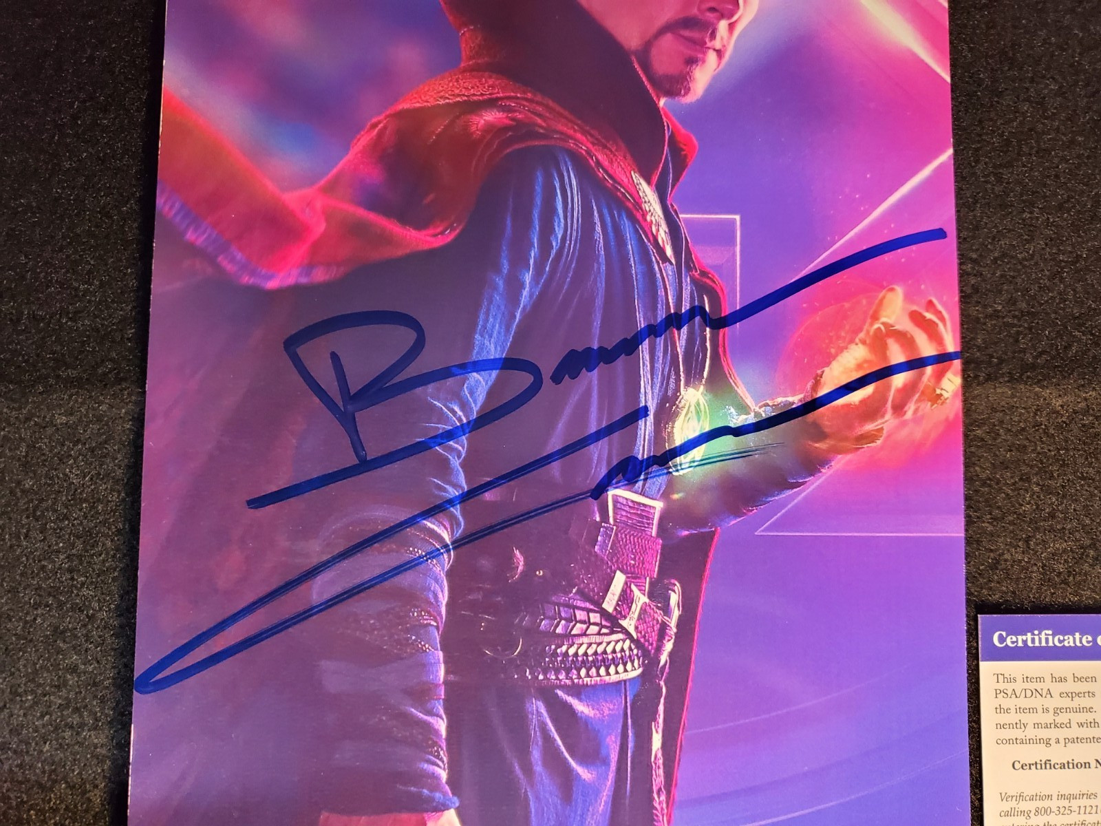 BENEDICT CUMBERBATCH Signed Autograph PSA DNA DOCTOR STRANGE Marvel 7.5×11 Photo
