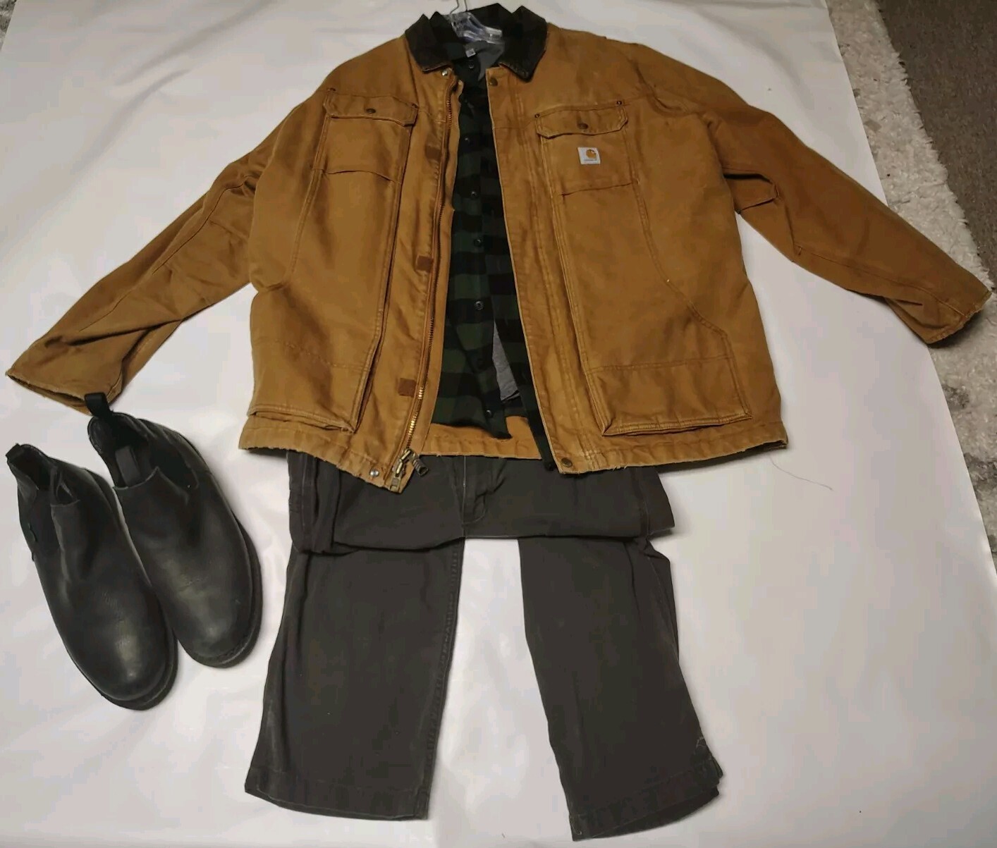 Jeff Daniels American Rust Series Screen Worn Wardrobe Outfit Full Set Carhartt
