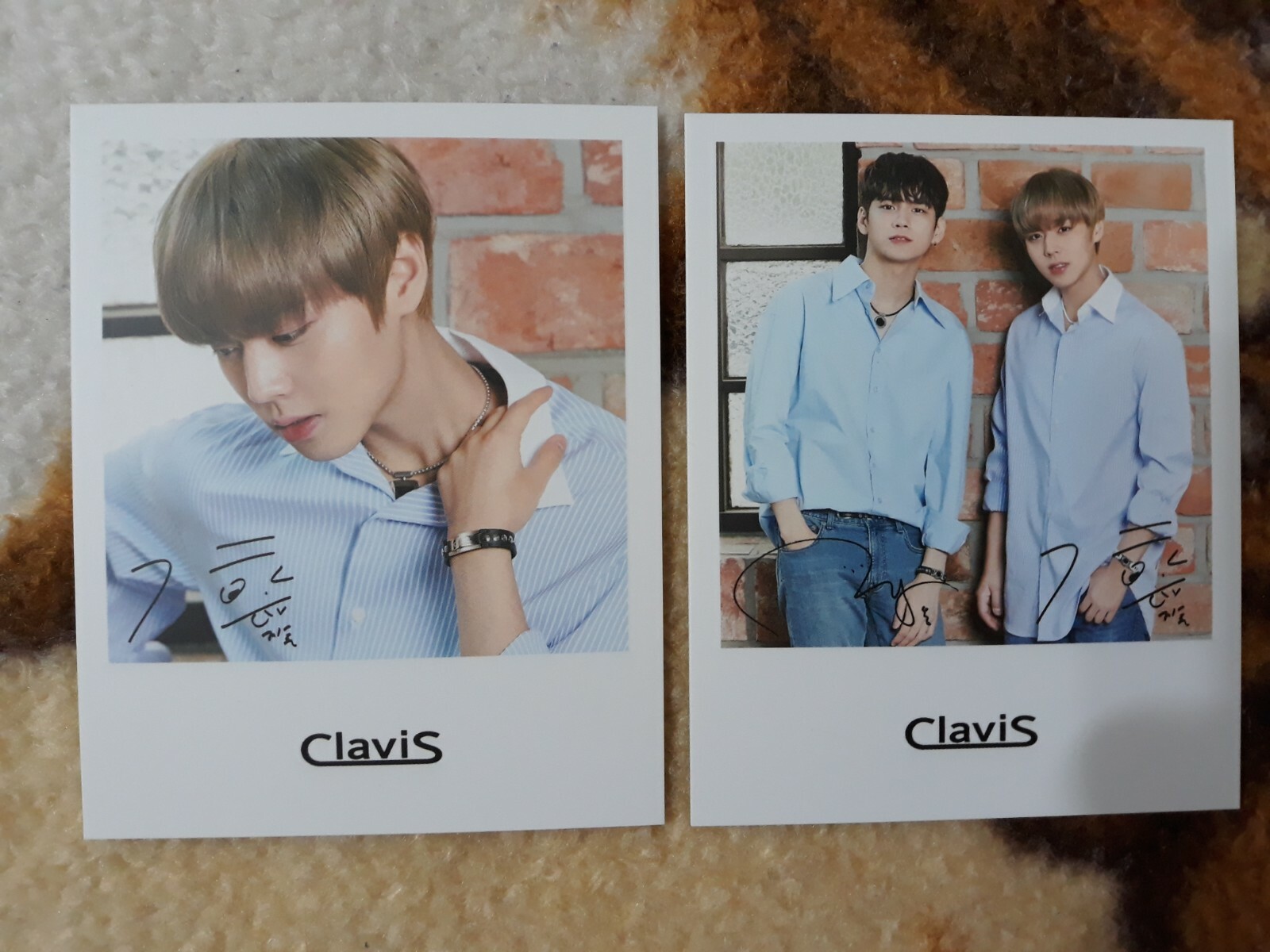 Wanna One x CLAVIS Ong Seongwu& Park Jihoon Official Promotional Photocard VER.2