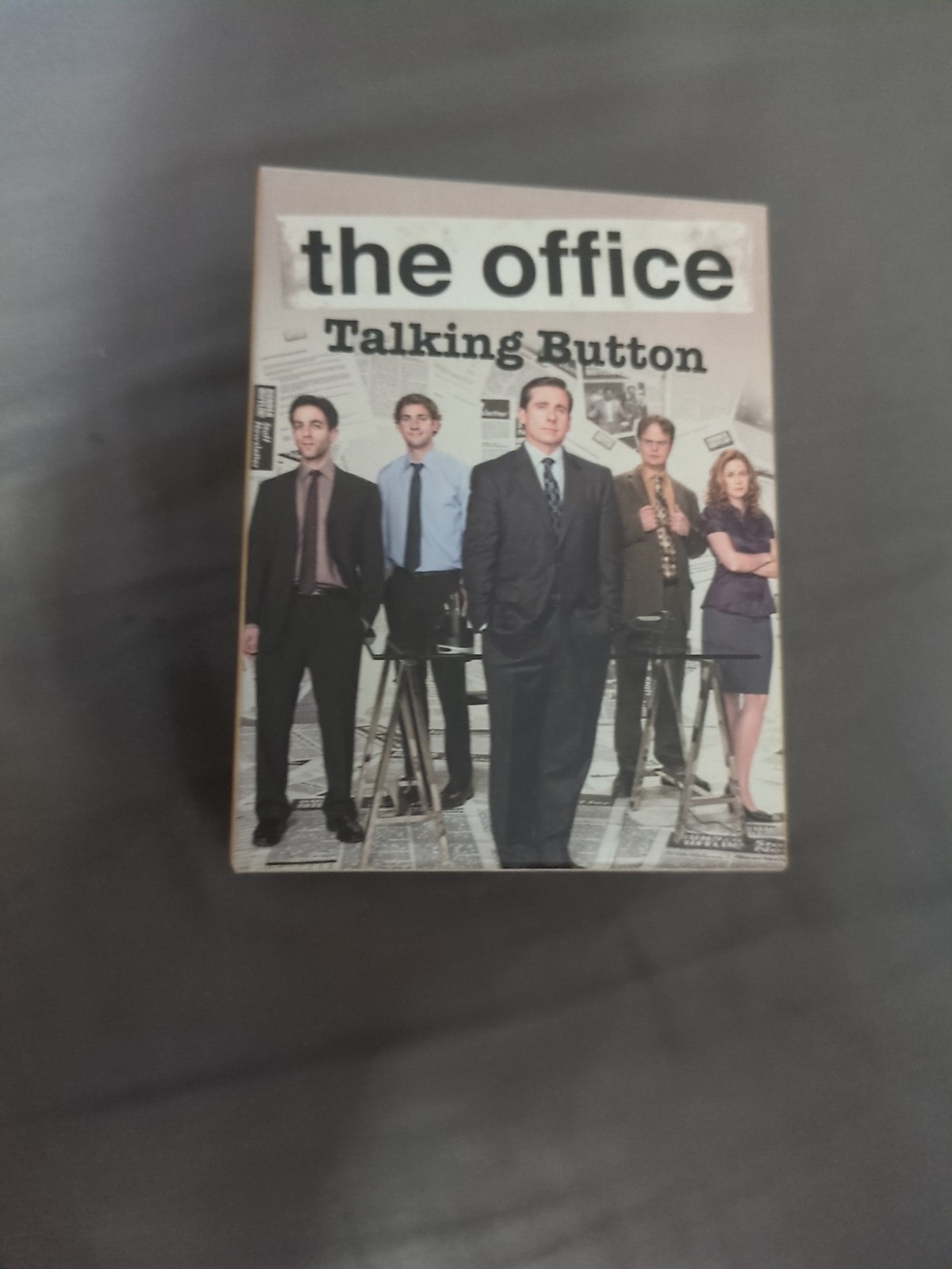 The Office Talking Button Stapler Jello Mold NBC TV Show Quotes W Trivia Book