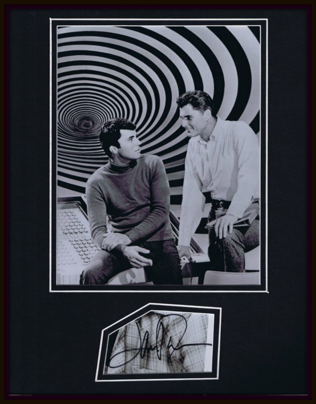 James Darren Signed Framed 11×14 Photo Display Time Tunnel