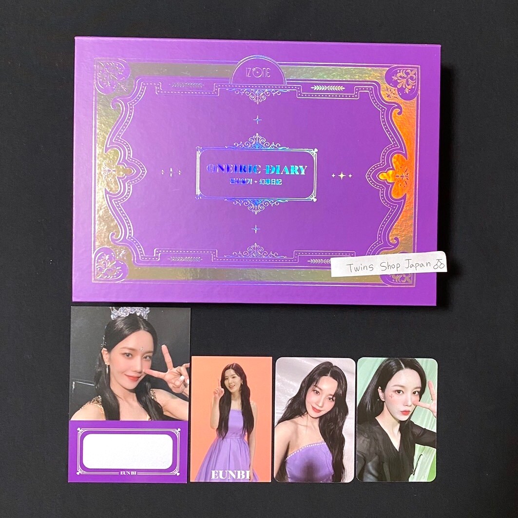 iz*one 3rd mini album oneiric diary 3D ver. Eunbi set + 4 photo card IZONE