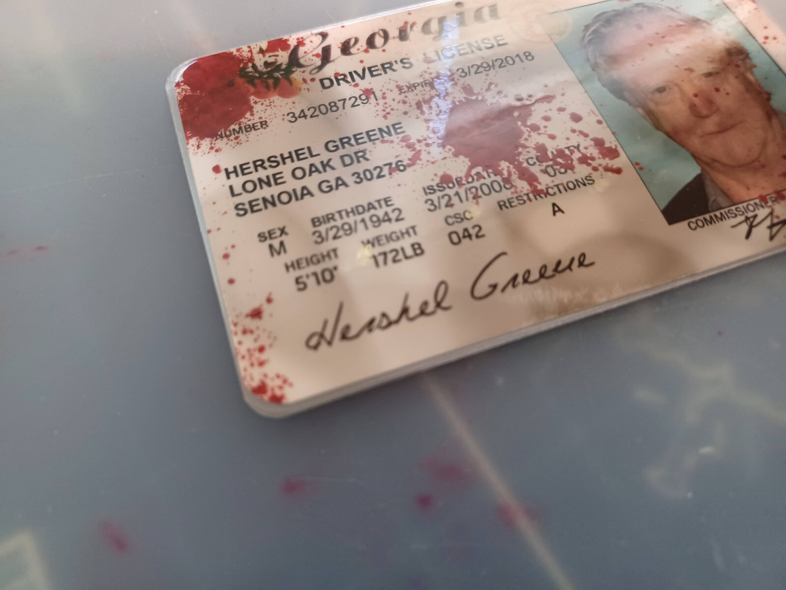 The Walking Dead – Hershel Greene – License – Prop – Cosplay – Novelty –