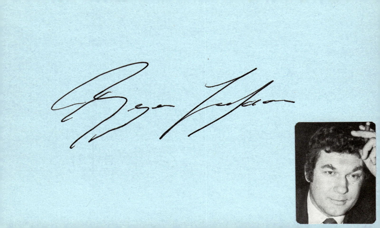 Rejean Lefrancois Signed Auto 3×5 Index Card Roche papier ciseaux