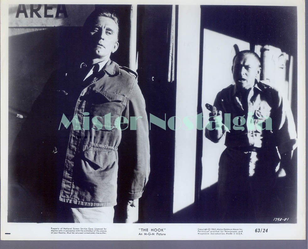 Vintage Photo 1963 Kirk Douglas Nick Adams in The Hook