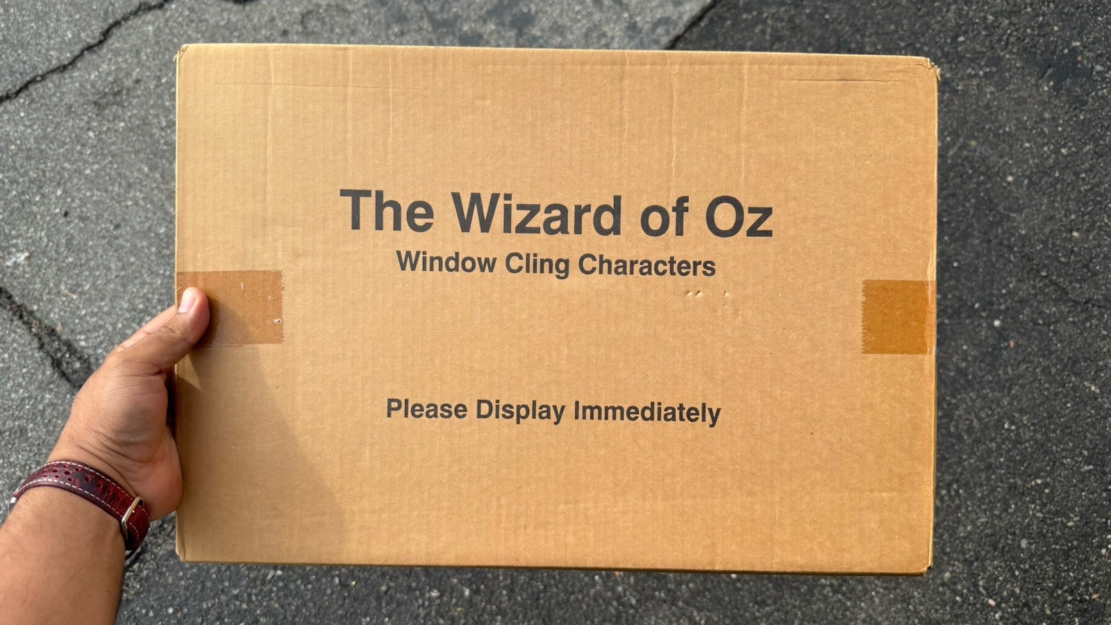 Wizard of OZ Window Cling Character Stickers Movie Video Store Display Set Of 5