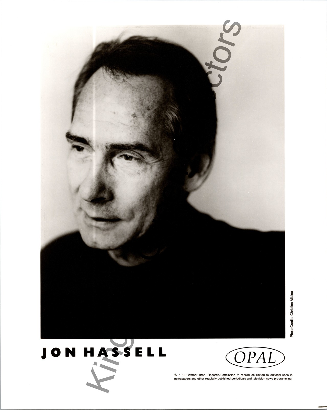 Jon Hassell 1990 Original Vintage OPAL Ambient Press Photo Publicity Photograph