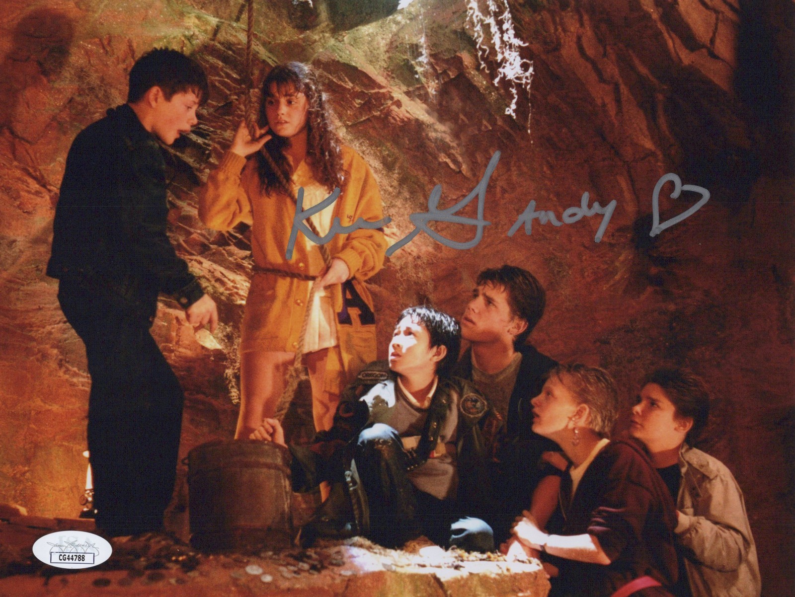 KERRI GREEN Signed THE GOONIES 8×10 Photo Autograph ANDY JSA COA CERT
