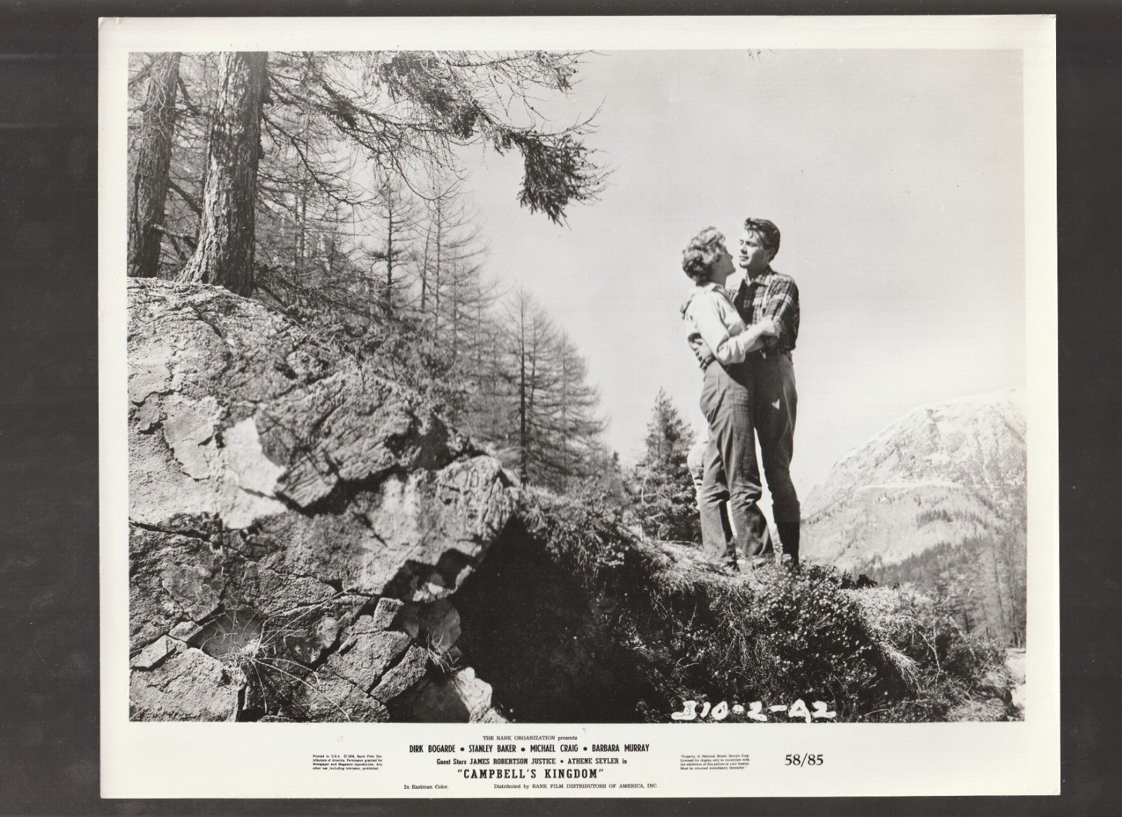 Campbell’s Kingdom 8 x 10 inch promo press kit photo #2-A2 1958 LARGE PRINT