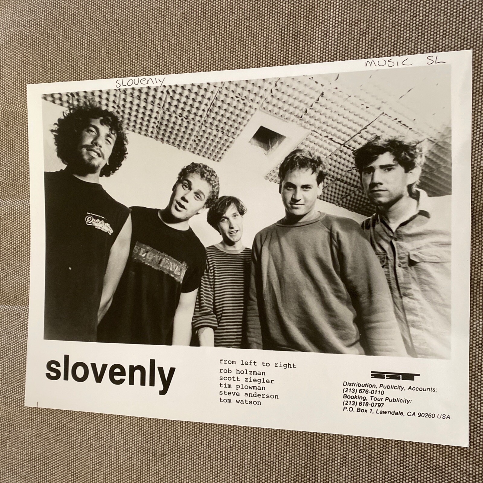 Slovenly Press Photo 8×10”, Tom Watson, Scott Ziegler, SST.
