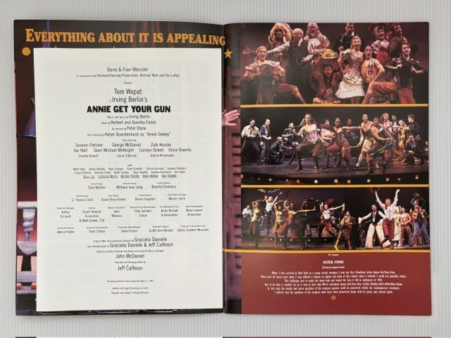 ANNIE GET YOUR GUN Souvenir Program – 2000
