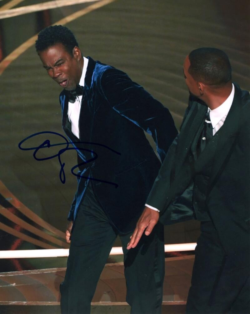 Chris Rock Signed Autograph 8×10 Photo – Infamous Will Smith Oscars Slap