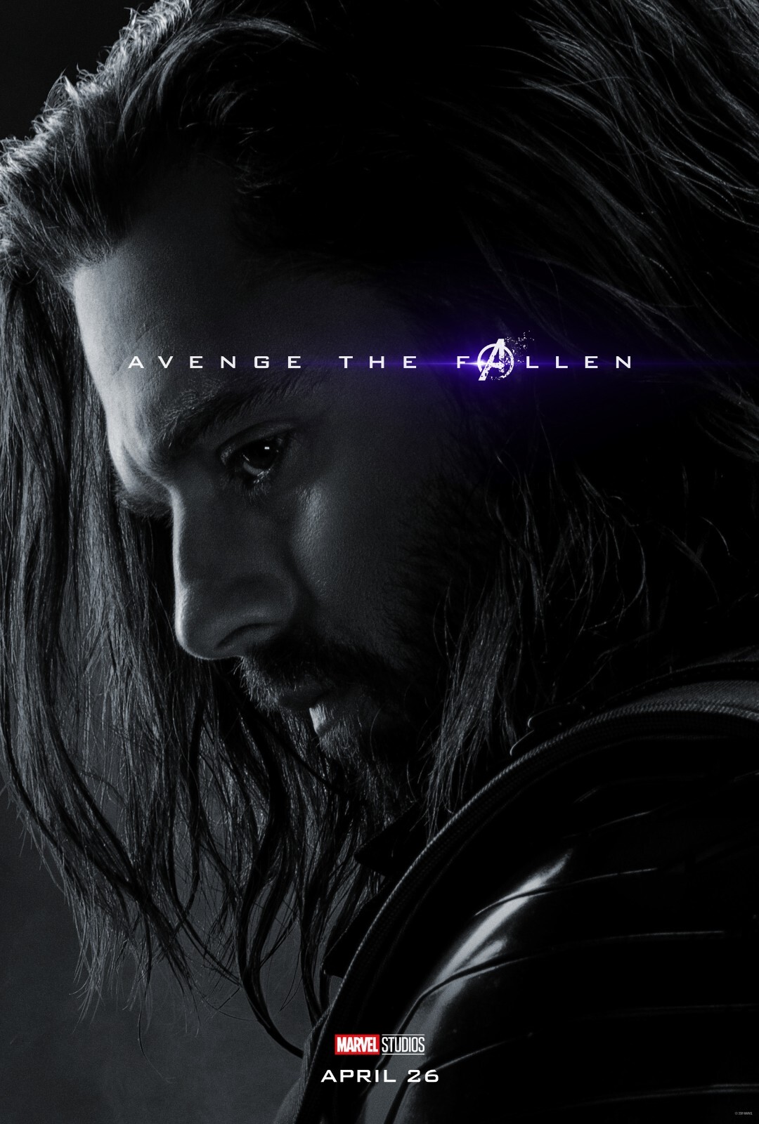 2019 Marvel The Avengers Endgame War Poster 11X17 Winter Soldier Bucky 🍿