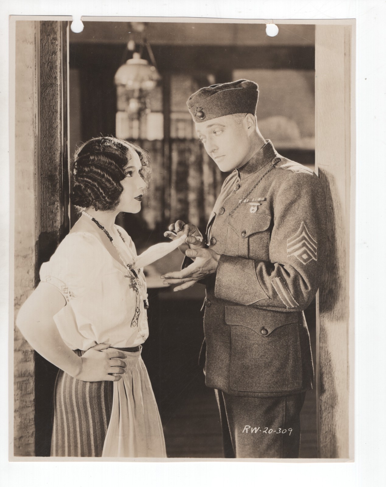 Dolores Del Rio What Price Glory Edmund Lowe WWI 1926 Silent Orig 7.5×9.75 Photo
