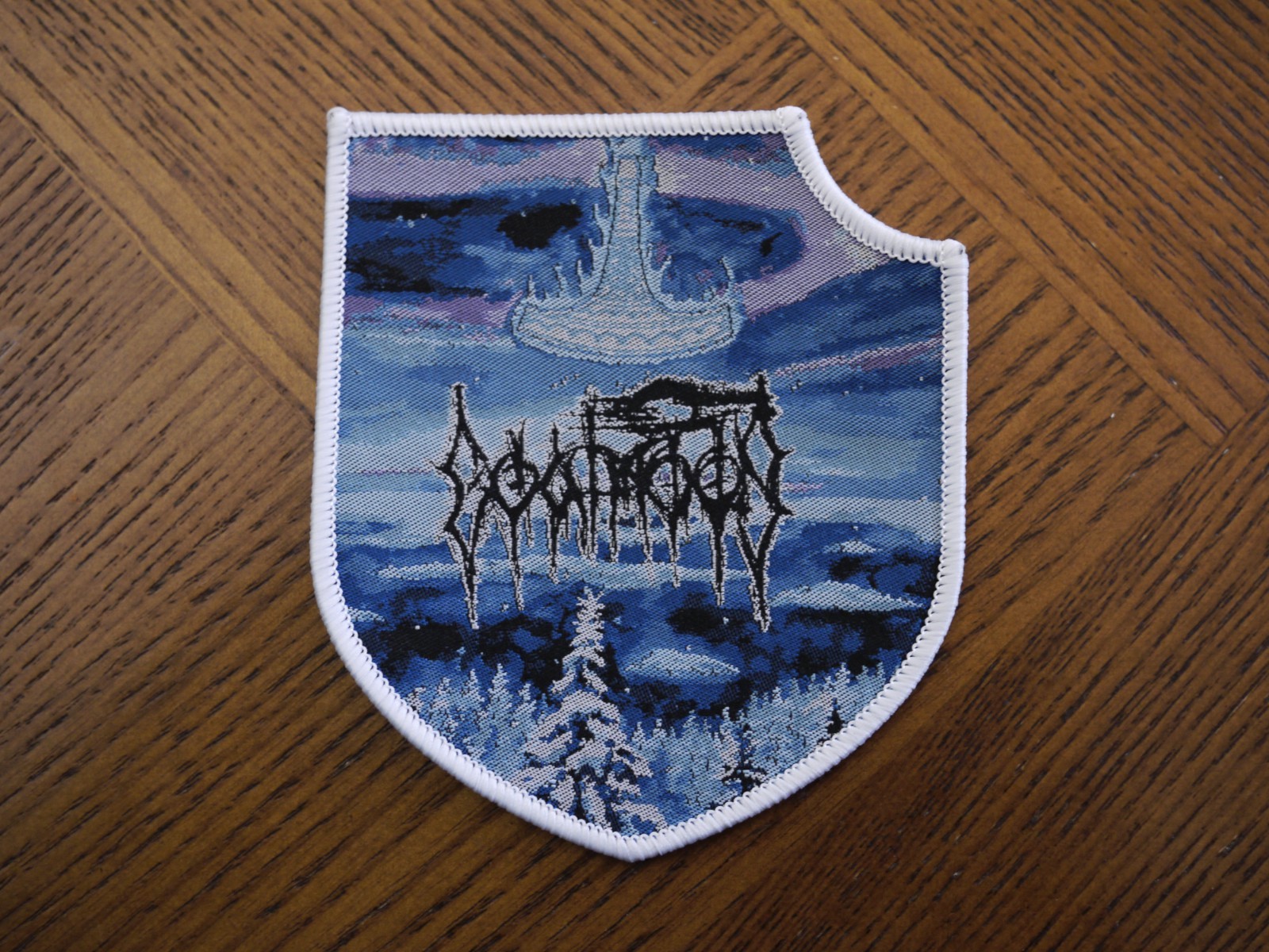 GOATMOON STELLA POLARIS PATCH WHITE BORDER