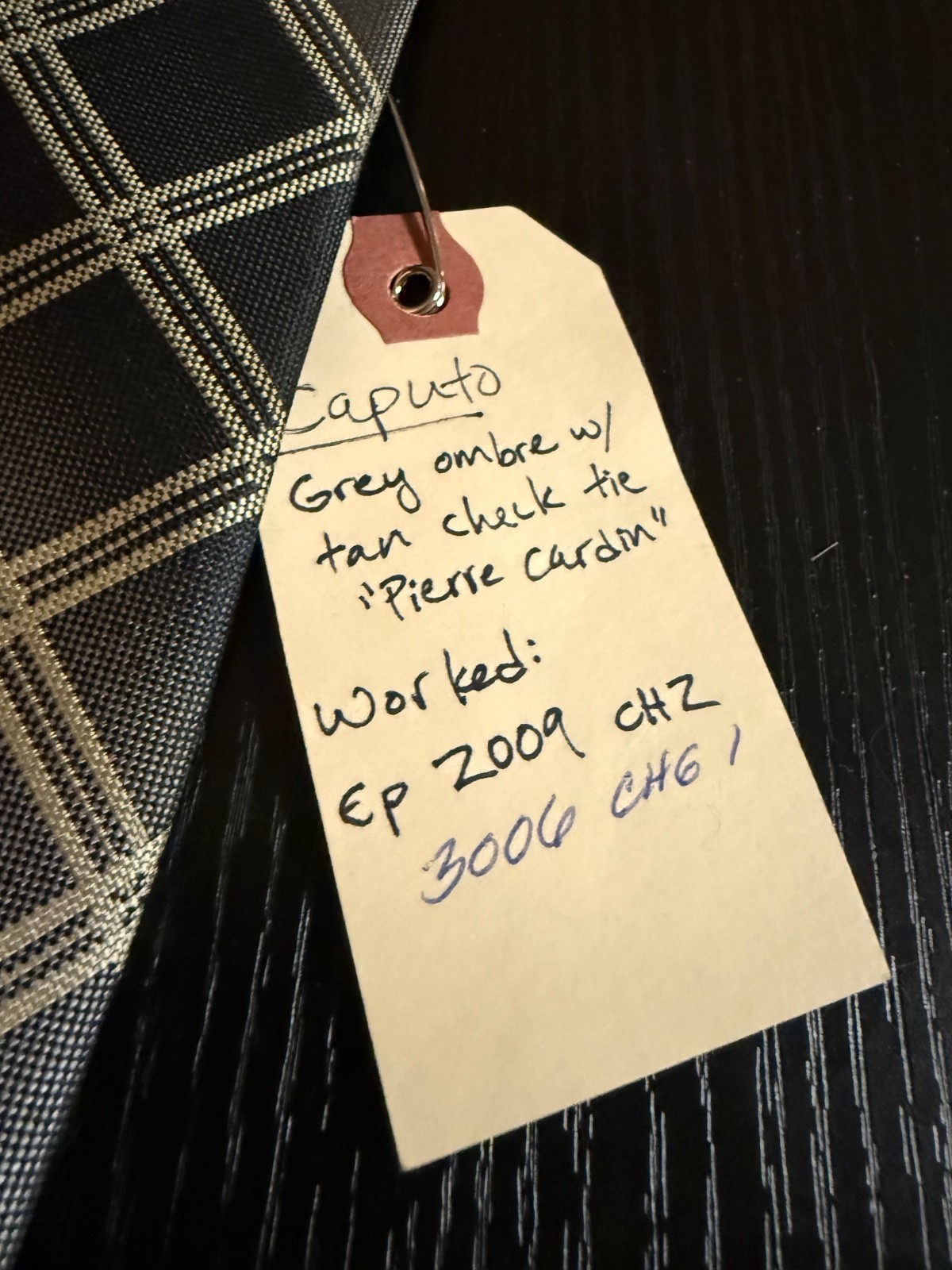 Orange Is The New Black OITNB Screenworn Joe Caputo Tie Wardrobe Prop