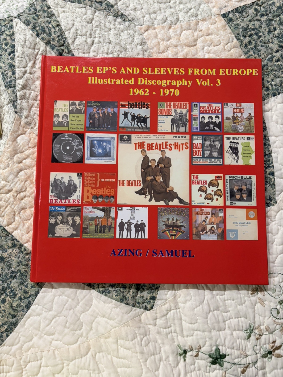SIGNED Beatles Illustrated Discography Vol 1–3 SET Azing Moltmaker