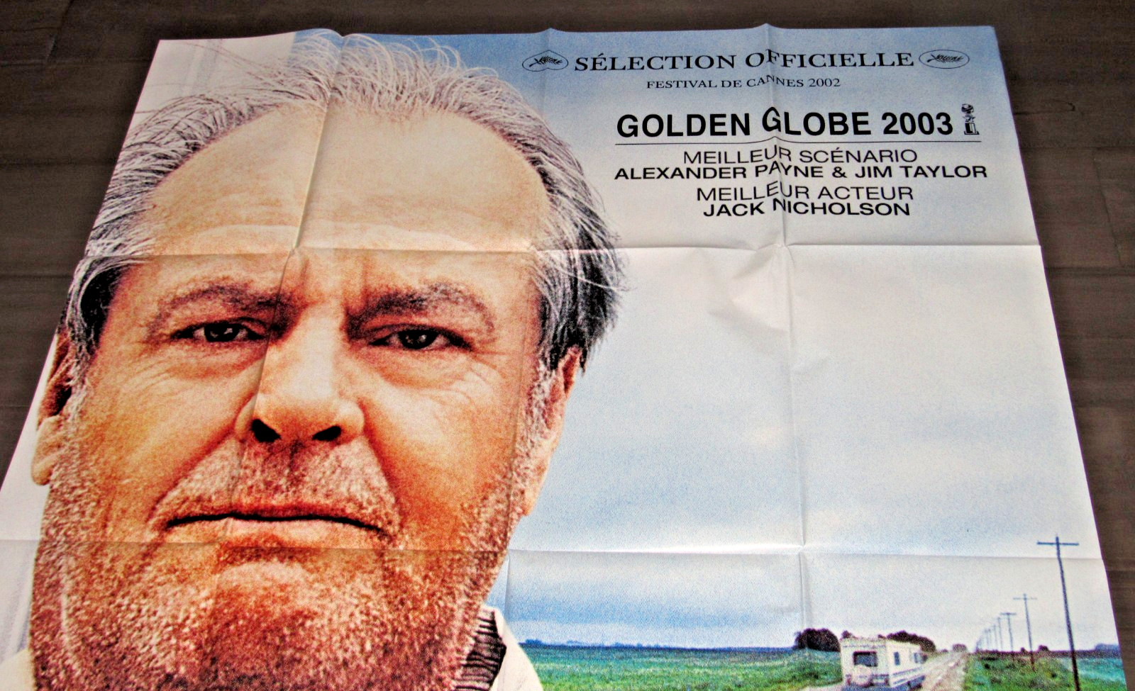 ABOUT SCHMIDT JACK NICHOLSON MOVIE POSTER FRENCH GRANDE 46″ x 61″