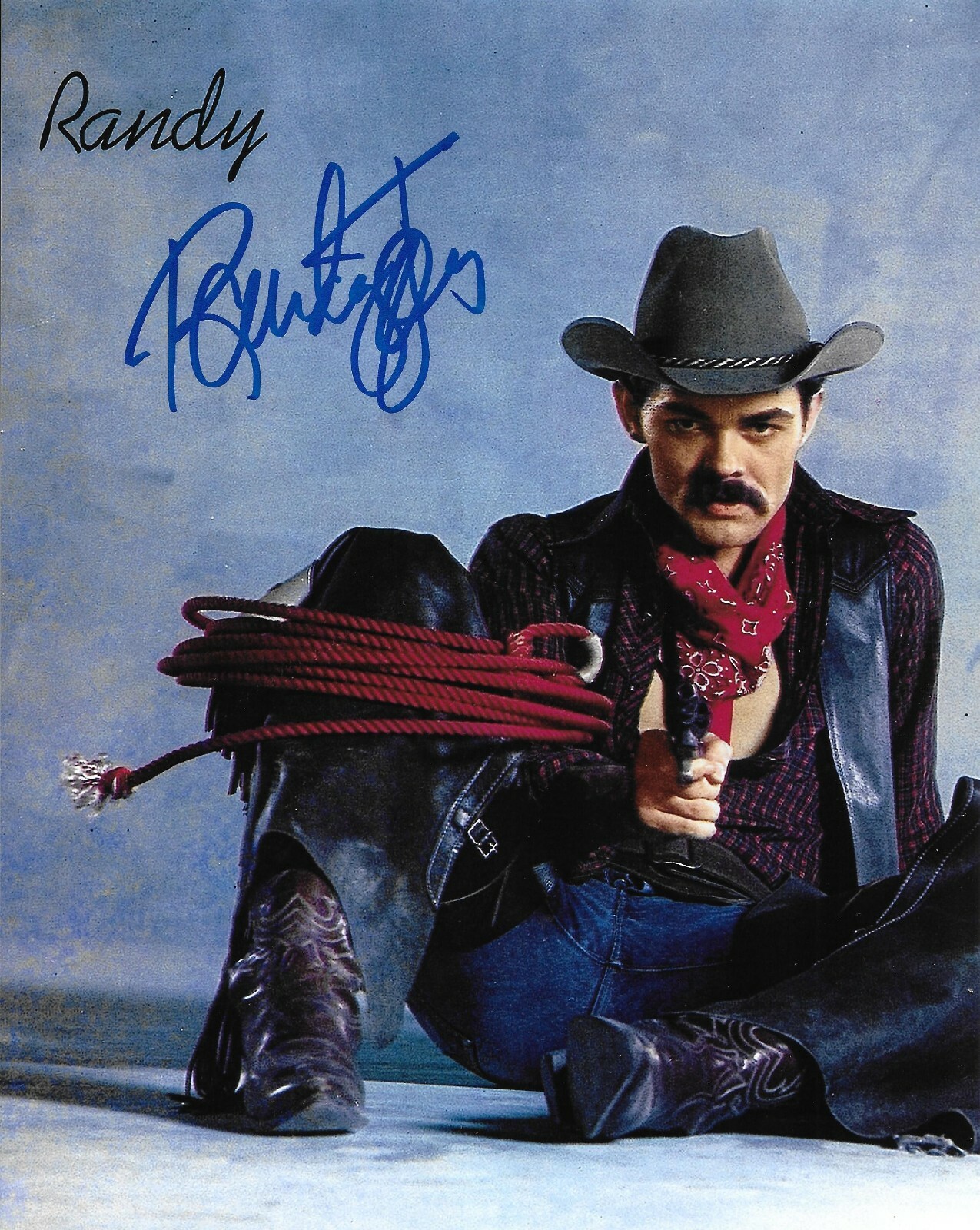 RANDY JONES THE VILLAGE PEOPLE COWBOY SIGNED AUTOGRAPH 8X10 PHOTO W/ PROOF