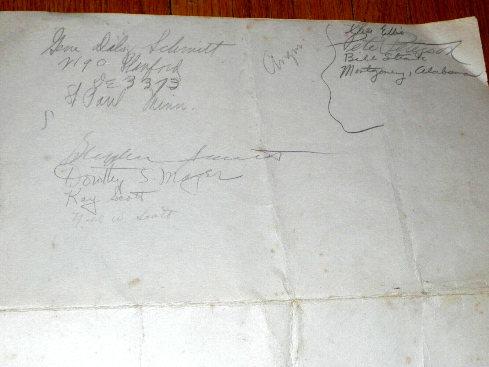 Vincent Lopez SIGNED 1951 Hotel Taft Grill Dinner Menu 7th Ave NYC New York